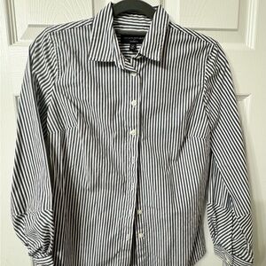Banana Republic TAILORED FIT Womens Shirt Button Up Long Sleeve 0P